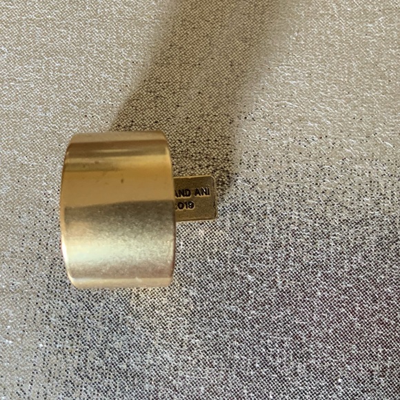 ALEX and ANI Crystal Cross Cocktail Ring - Picture 3 of 12